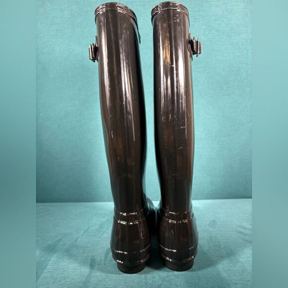 Size 8 - Women’s Hunter High Black Boots - Picture 5 of 7